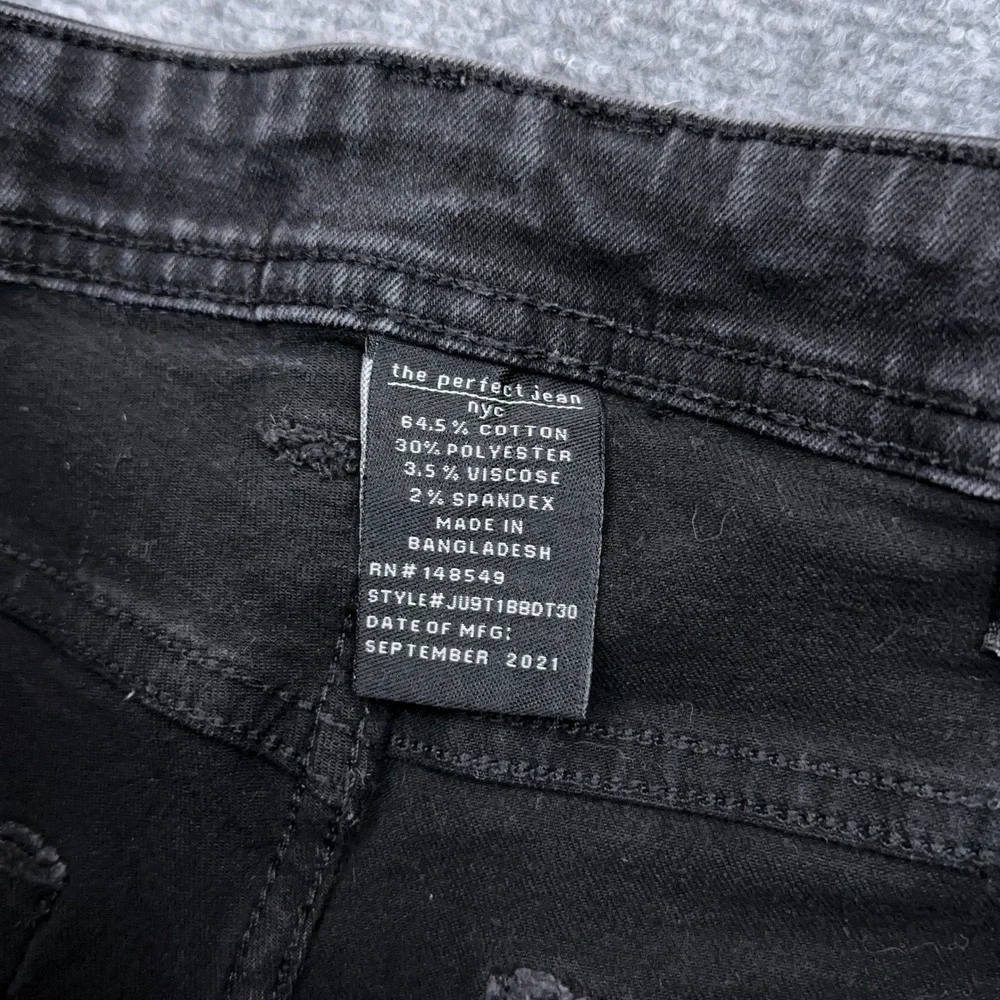 The Perfect Jean NYC Slim Fit Jeans Mens 28x30 Steel Faded Black Stretch Denim
